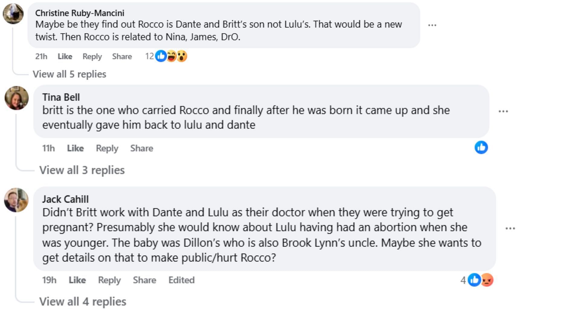 Comments by fans on the post (Image via Facebook/@Belinda Willis)